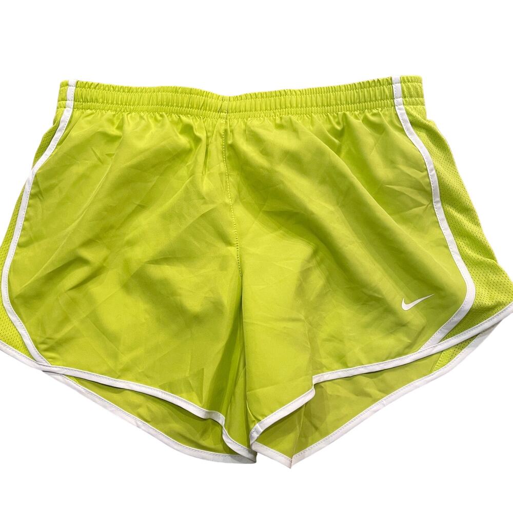 Girls' Nike Tempo Shorts Large Bright Cactus/Coconut Milk Xlarge